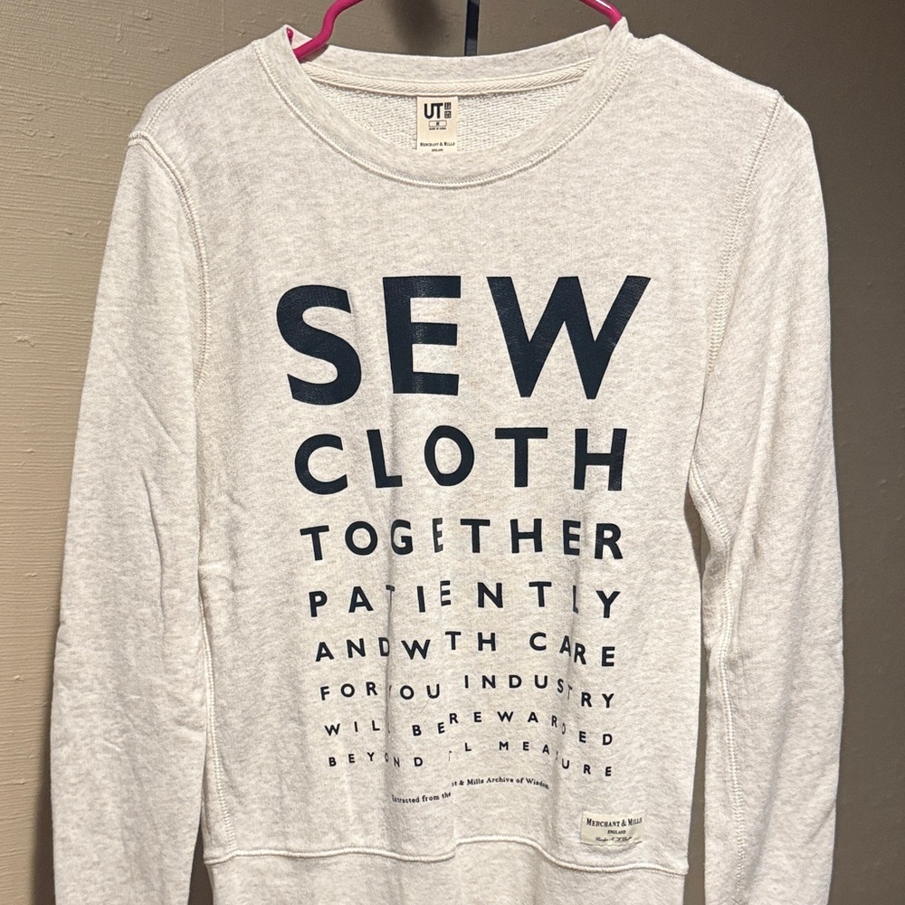 Uniqlo UT Sweatshirt collab merchant and mills England